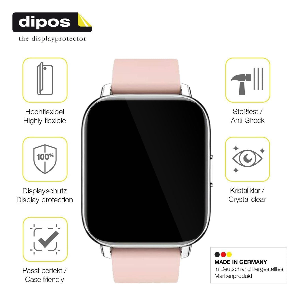 2x 3D Full Cover Schutzfolie für Togala Smartwatch (7)