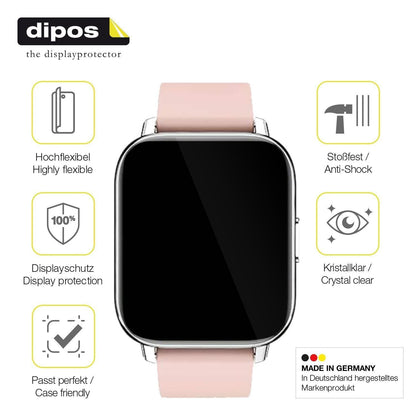2x 3D Full Cover Schutzfolie für Togala Smartwatch (7)