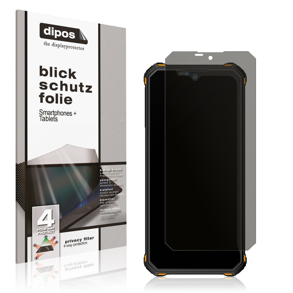 Blickschutzfolie für Oukitel WP15 matt Schutzfolie (1)