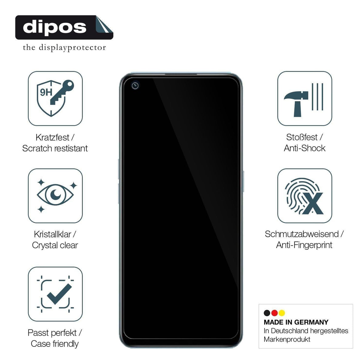 1x 9H Schutzfolie für Realme 9 Pro Plus Panzerfoli (7)