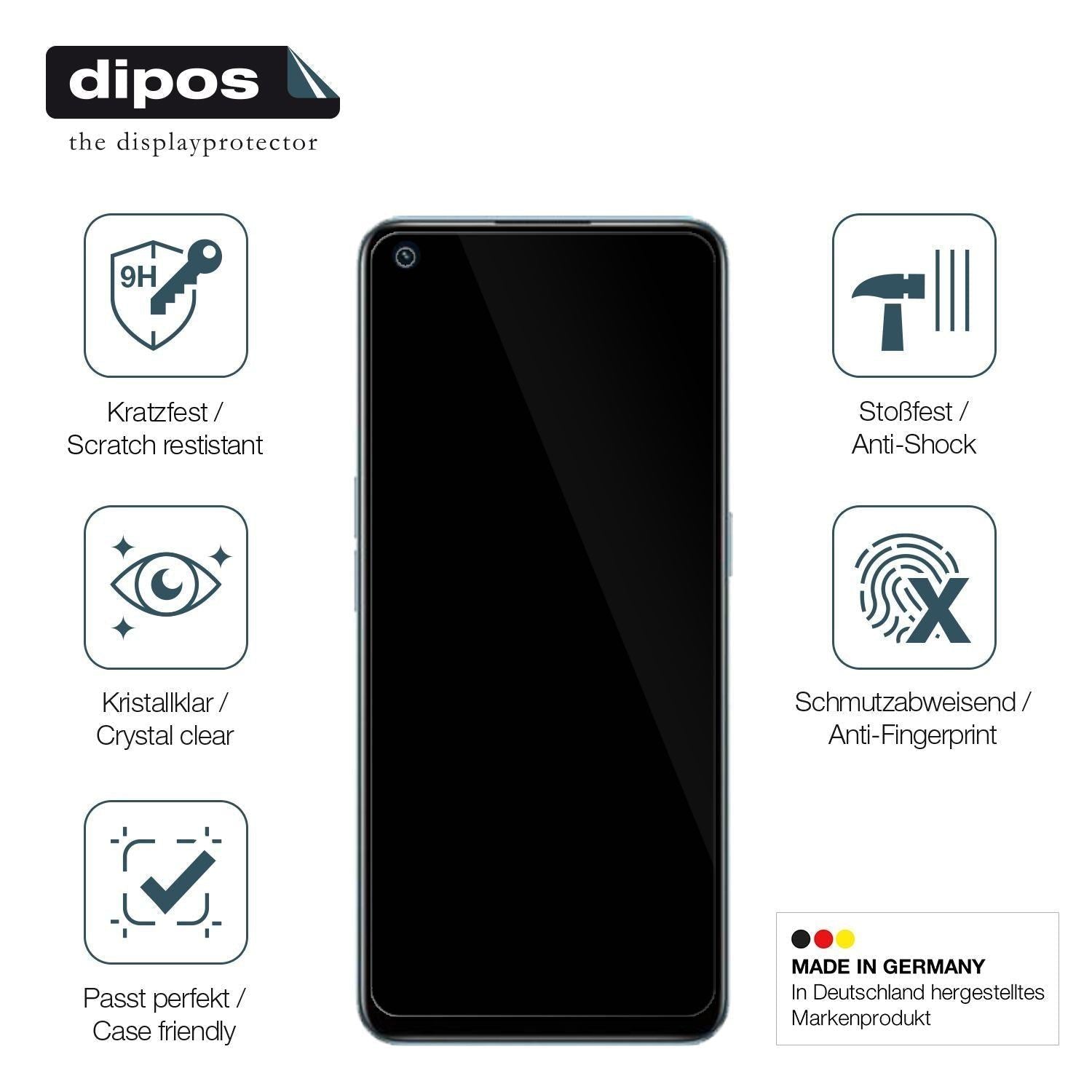 1x 9H Schutzfolie für Realme 9 Pro Plus Panzerfoli (7)