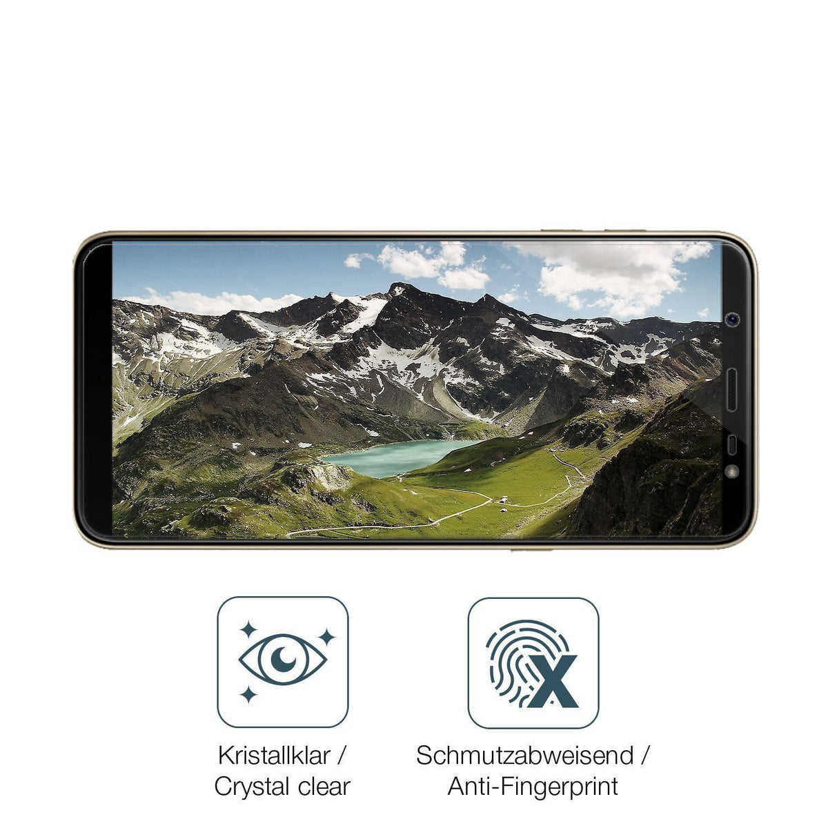 1x 9H Schutzfolie für Samsung Galaxy J8 Panzerfoli (5)