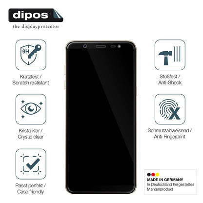 1x 9H Schutzfolie für Samsung Galaxy J8 Panzerfoli (7)