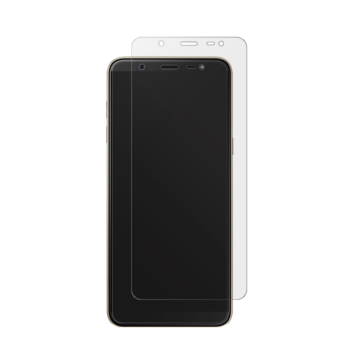 5x Schutzfolie matt für Samsung Galaxy J8 Display- (2)