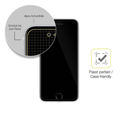 2x 3D Full Cover Schutzfolie für Apple iPhone SE ( (6)