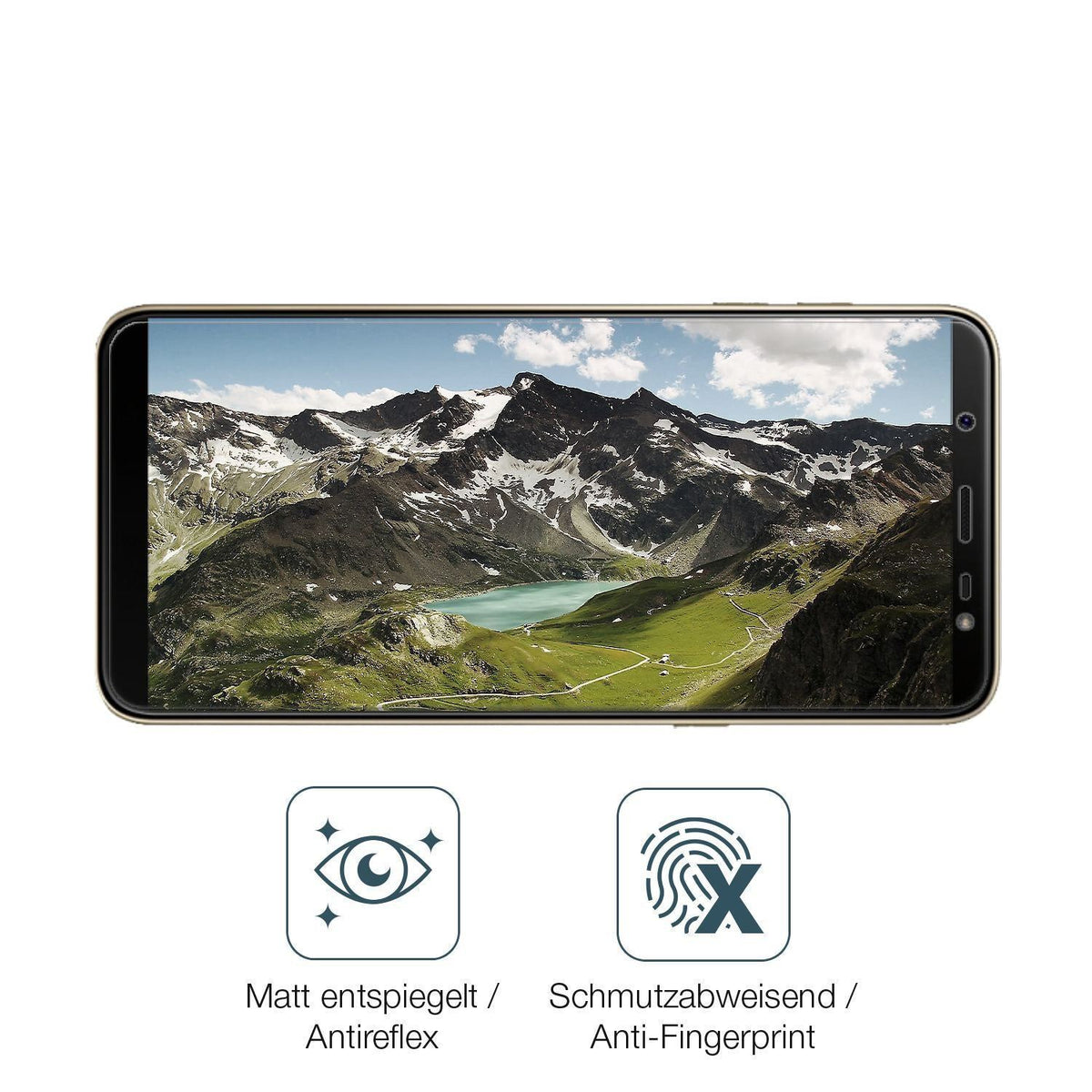 2x 9H Schutzfolie matt für Samsung Galaxy J8 Panze (5)