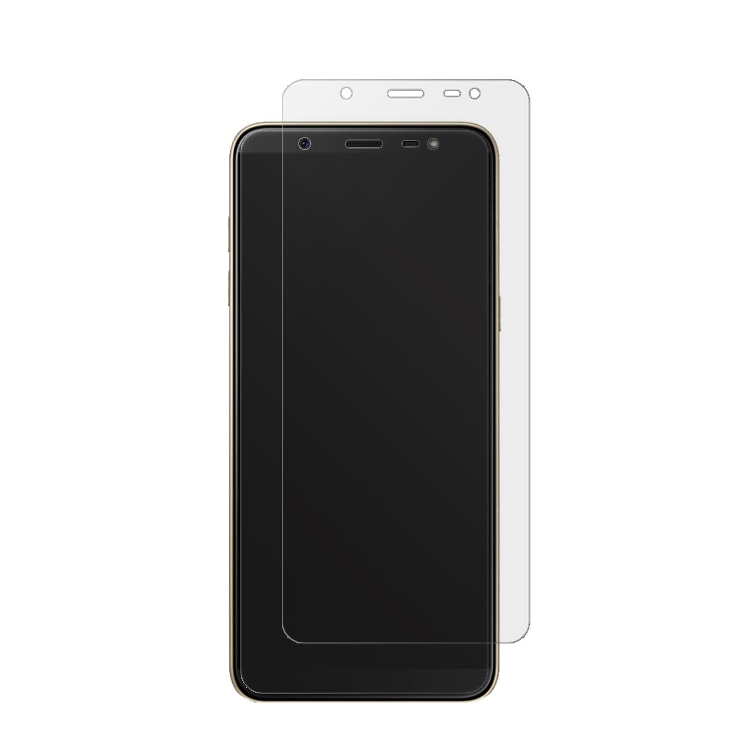 6x Schutzfolie matt für Samsung Galaxy J8 Display- (2)