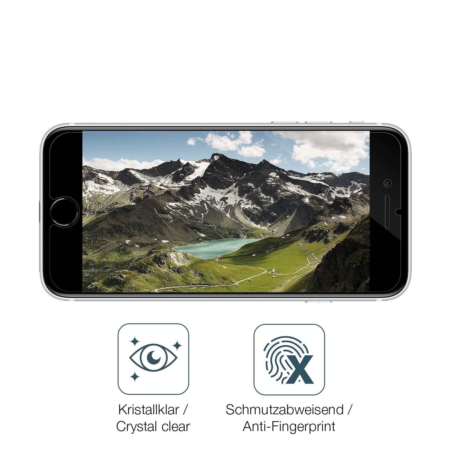 2x 9H Schutzfolie für Apple iPhone SE (2022) Panze (5)