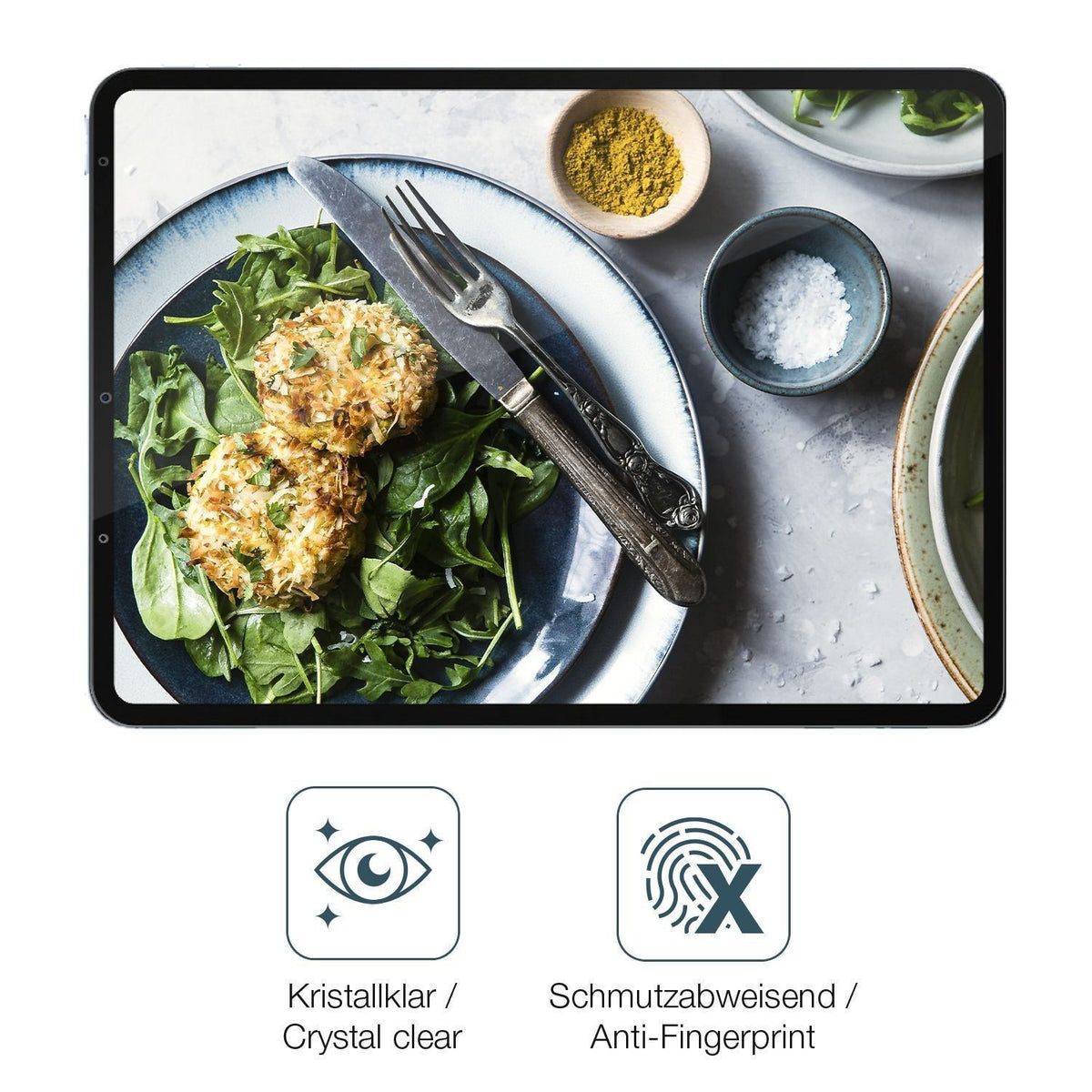 2x 9H Schutzfolie für Apple iPad Air (2022) Panzer (5)