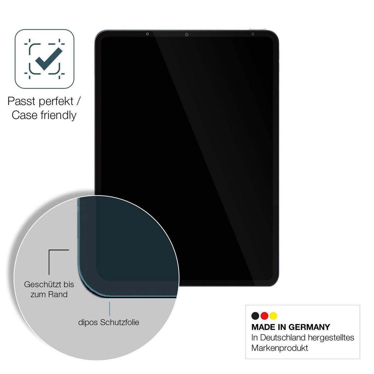 2x 9H Schutzfolie für Apple iPad Air (2022) Panzer (6)