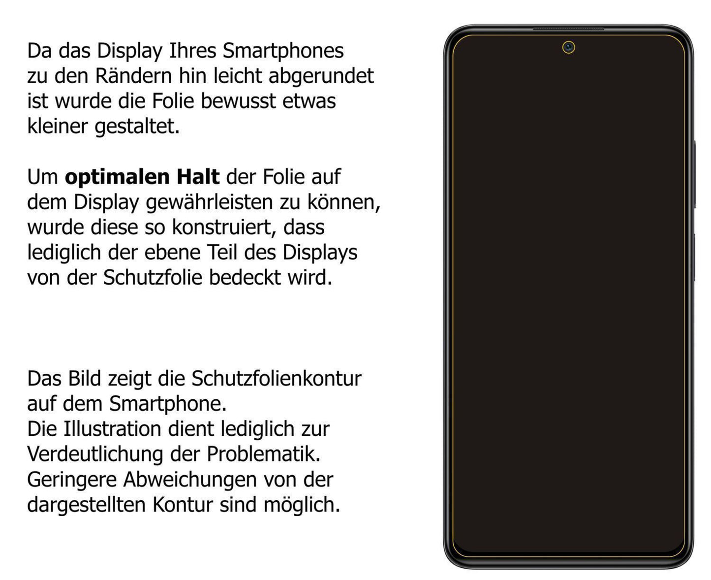 Blickschutzfolie für Xiaomi Redmi Note 11 Pro matt (5)