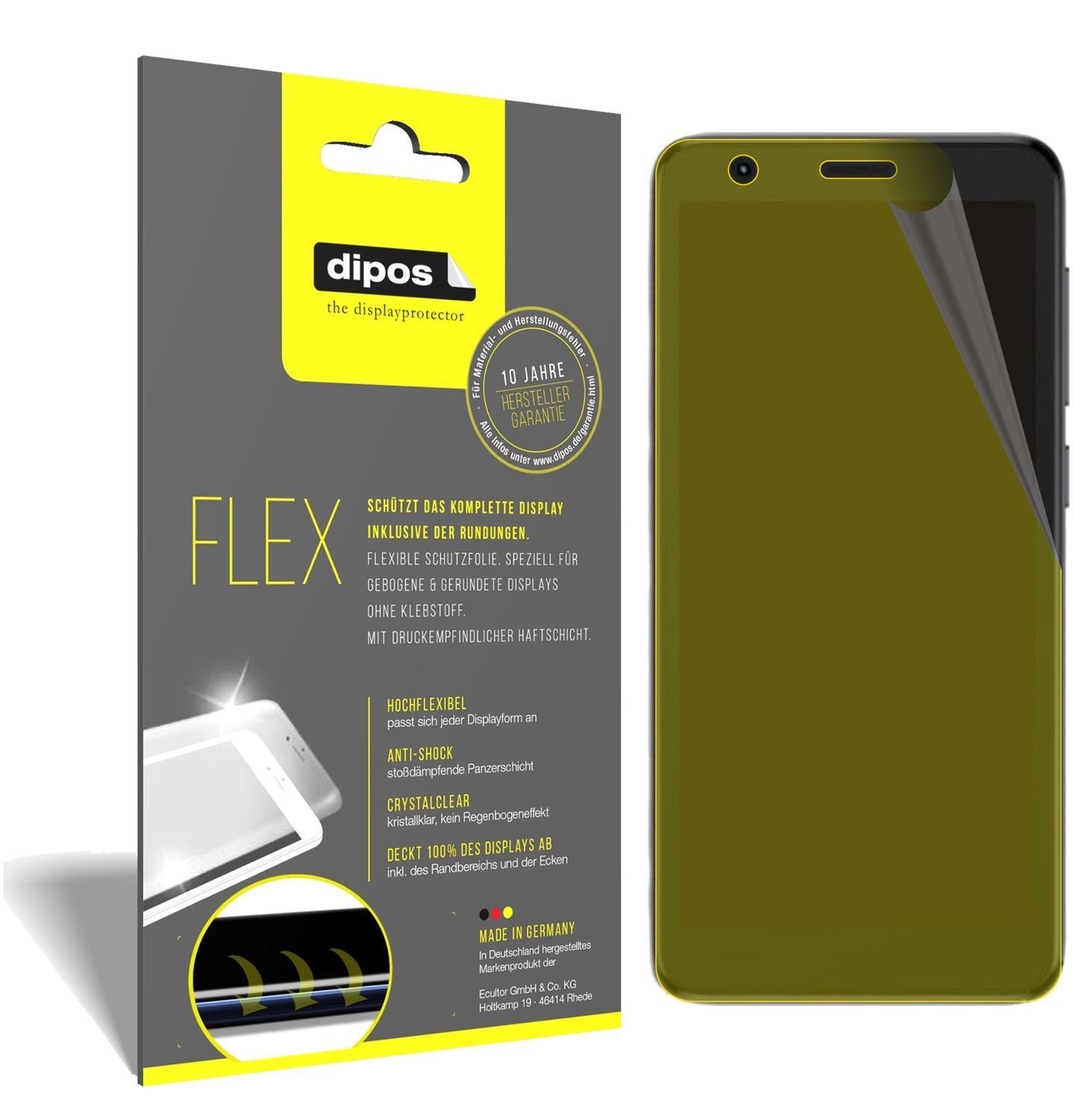 2x 3D Full Cover Schutzfolie für ZTE Blade L9 (1)
