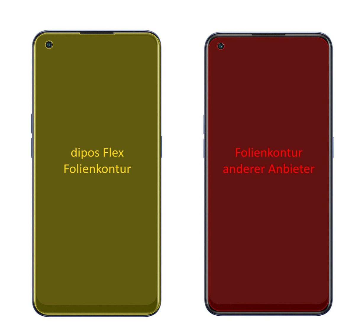 2x 3D Full Cover Schutzfolie für Oppo Find X5 Lite (2)