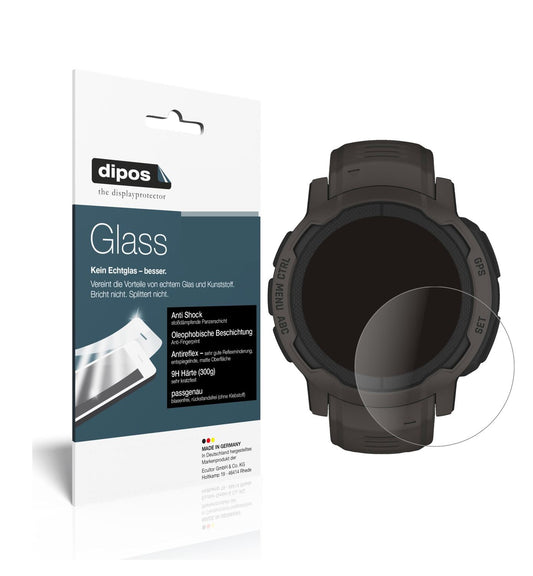 2x 9H Schutzfolie matt für Garmin Instinct 2 (40mm (1)