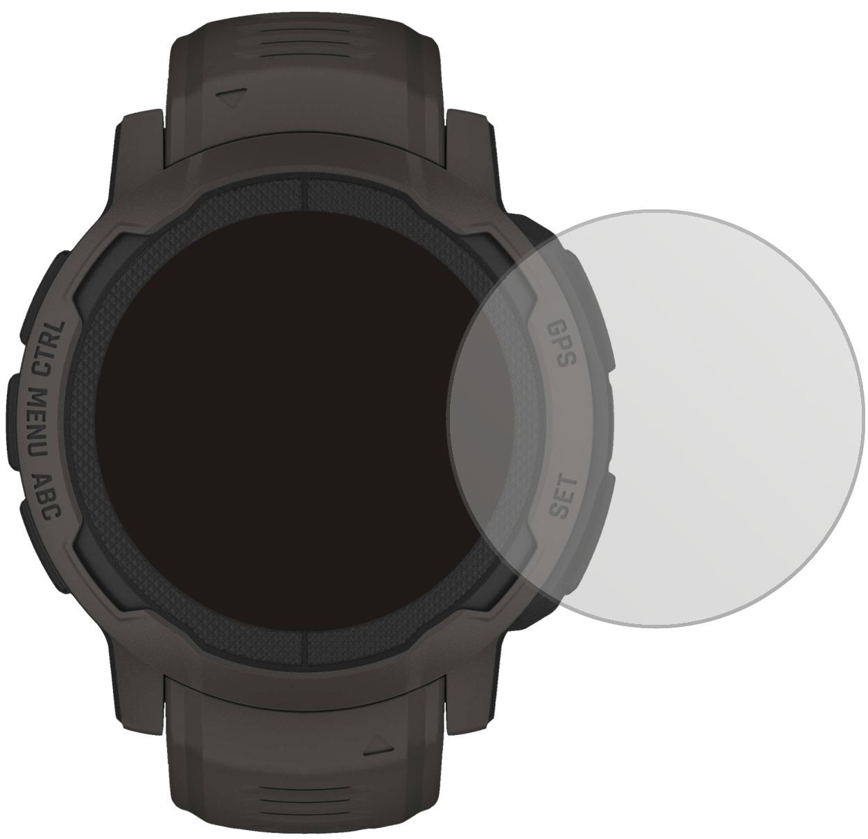 6x Schutzfolie matt für Garmin Instinct 2 (40mm) D (2)