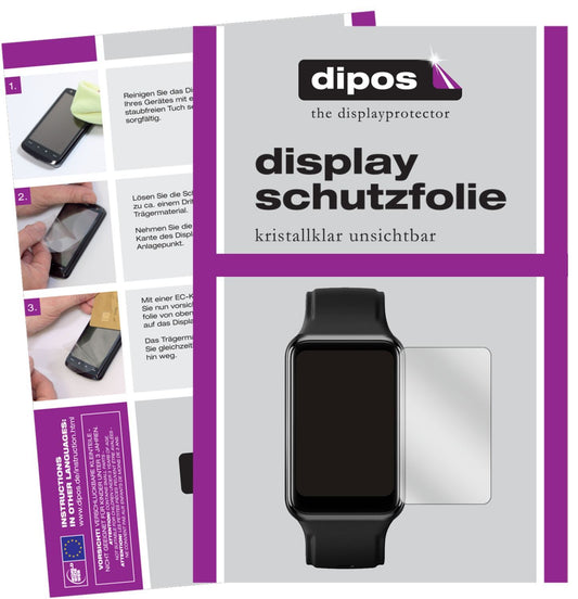 5x Schutzfolie klar für Oppo Watch Free Display-Sc (1)