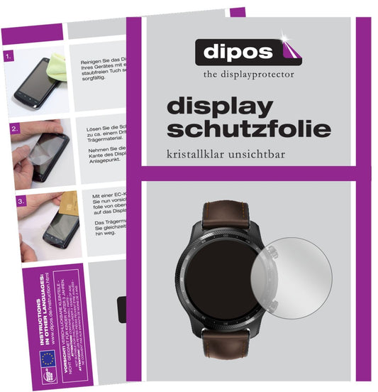 6x Schutzfolie klar für TicWatch Pro X Display-Sch (1)