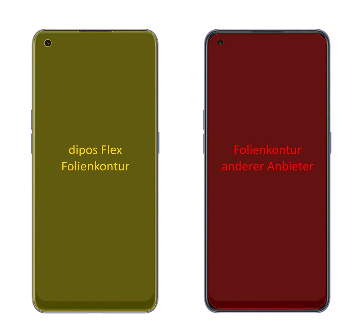 2x 3D Full Cover Schutzfolie für Oppo Reno 7 SE (2)