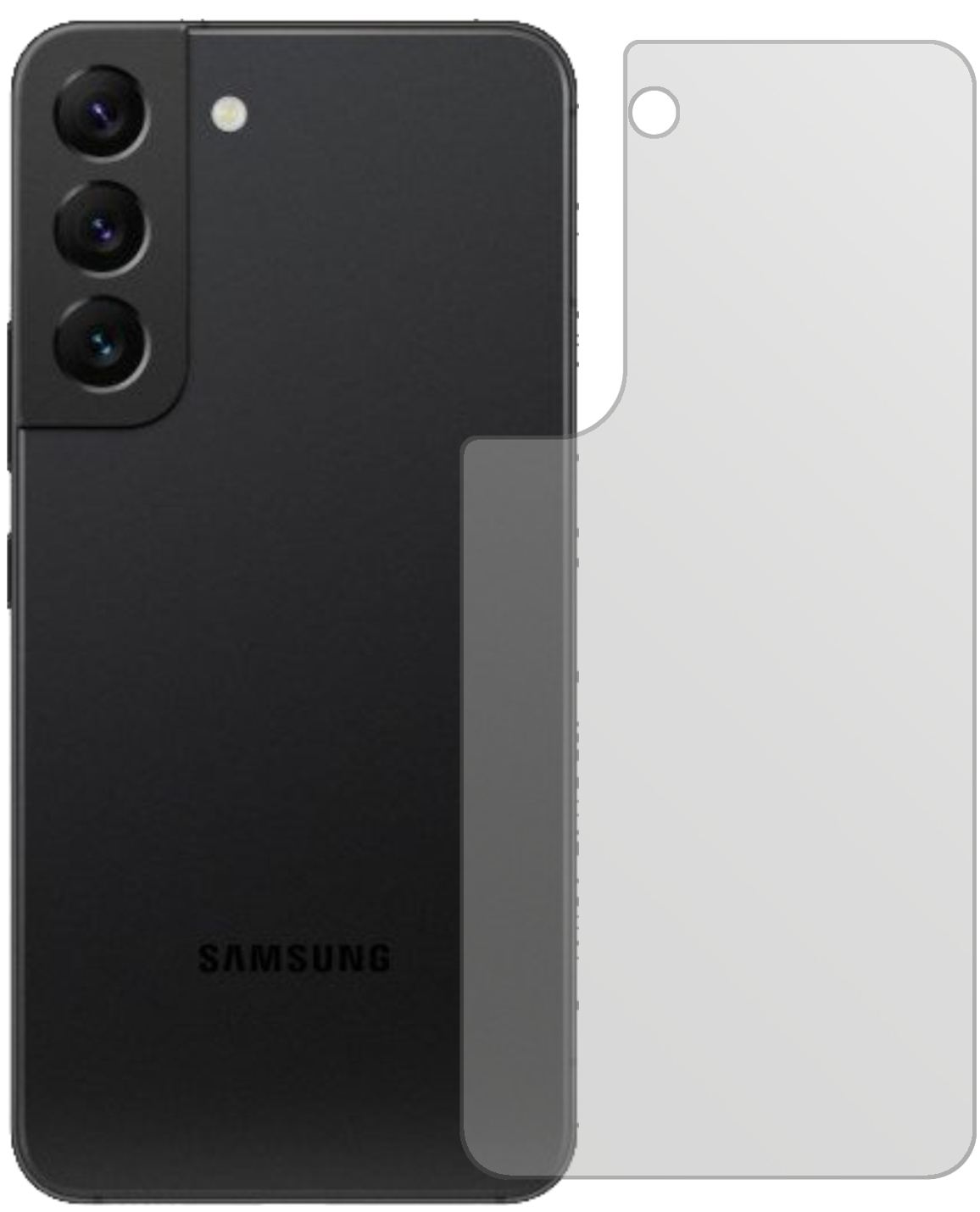 1x Schutzfolie matt für Samsung Galaxy S22 Plus Rü (2)