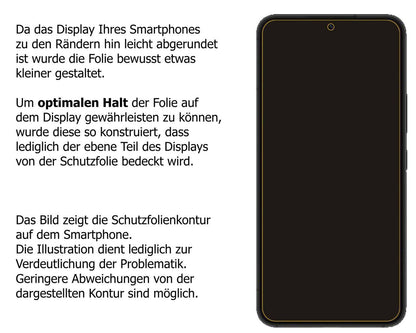 2x 9H Schutzfolie matt für Samsung Galaxy S22 Plus (3)