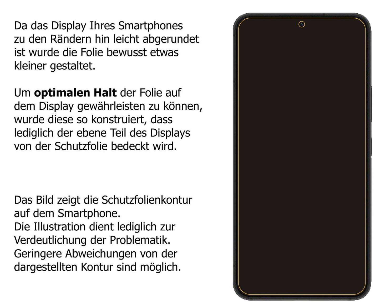 1x 9H Schutzfolie matt für Samsung Galaxy S22 Panz (3)