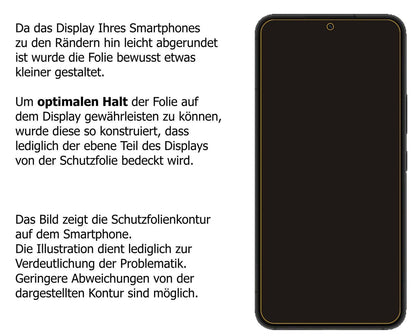 1x 9H Schutzfolie matt für Samsung Galaxy S22 Panz (3)