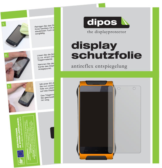5x Schutzfolie matt für Homtom HT20 Pro Display-Sc (1)