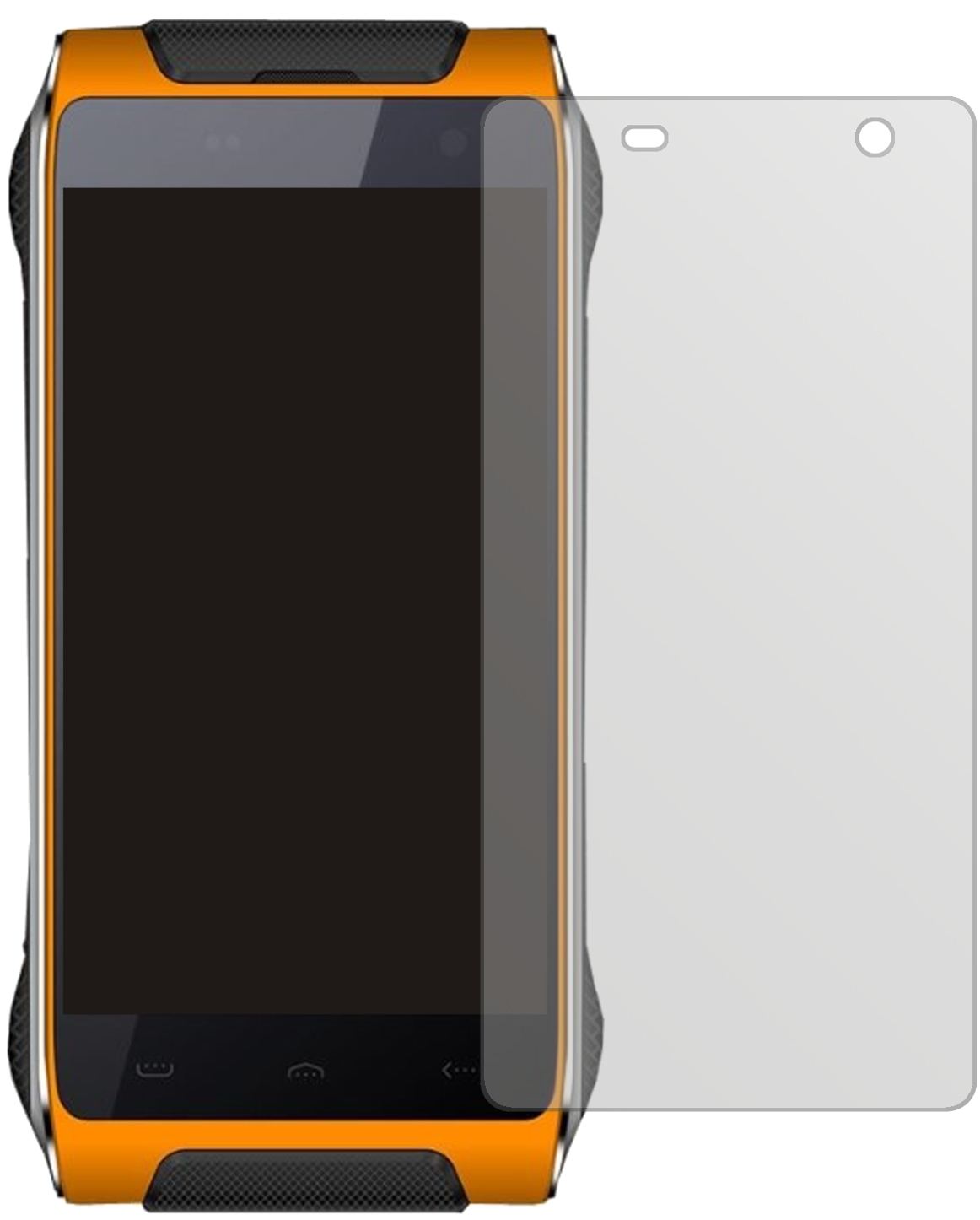2x Schutzfolie matt für Homtom HT20 Pro Display-Sc (2)