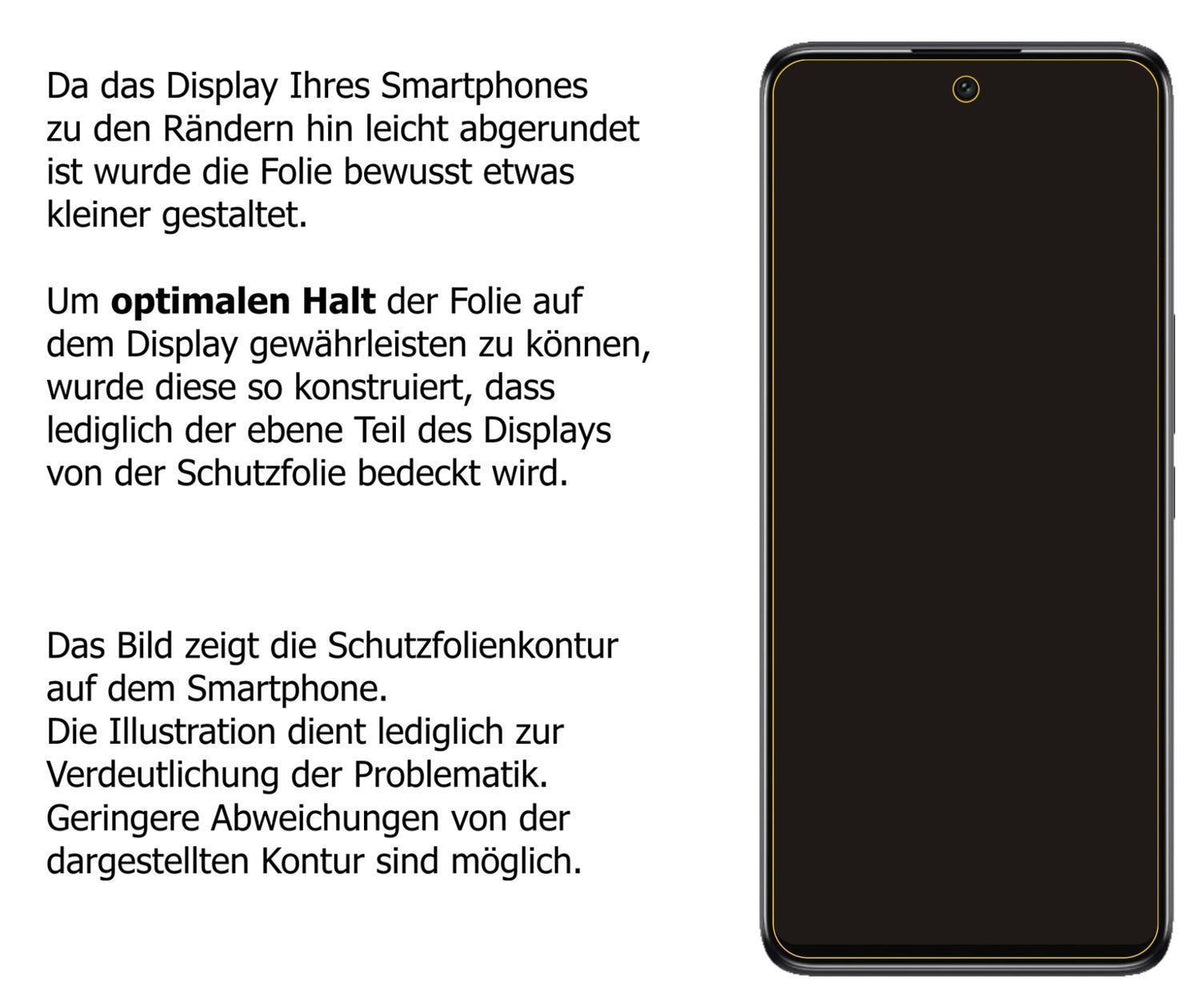 1x 9H Schutzfolie matt für TCL 30 V 5G Panzerfolie (3)