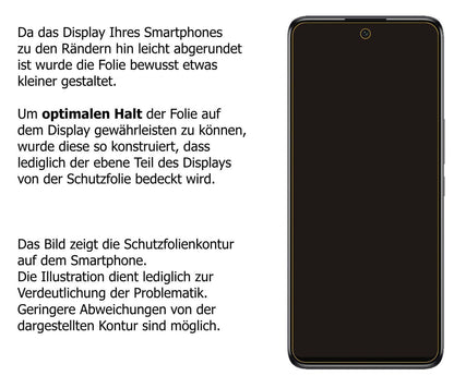 1x 9H Schutzfolie matt für TCL 30 V 5G Panzerfolie (3)