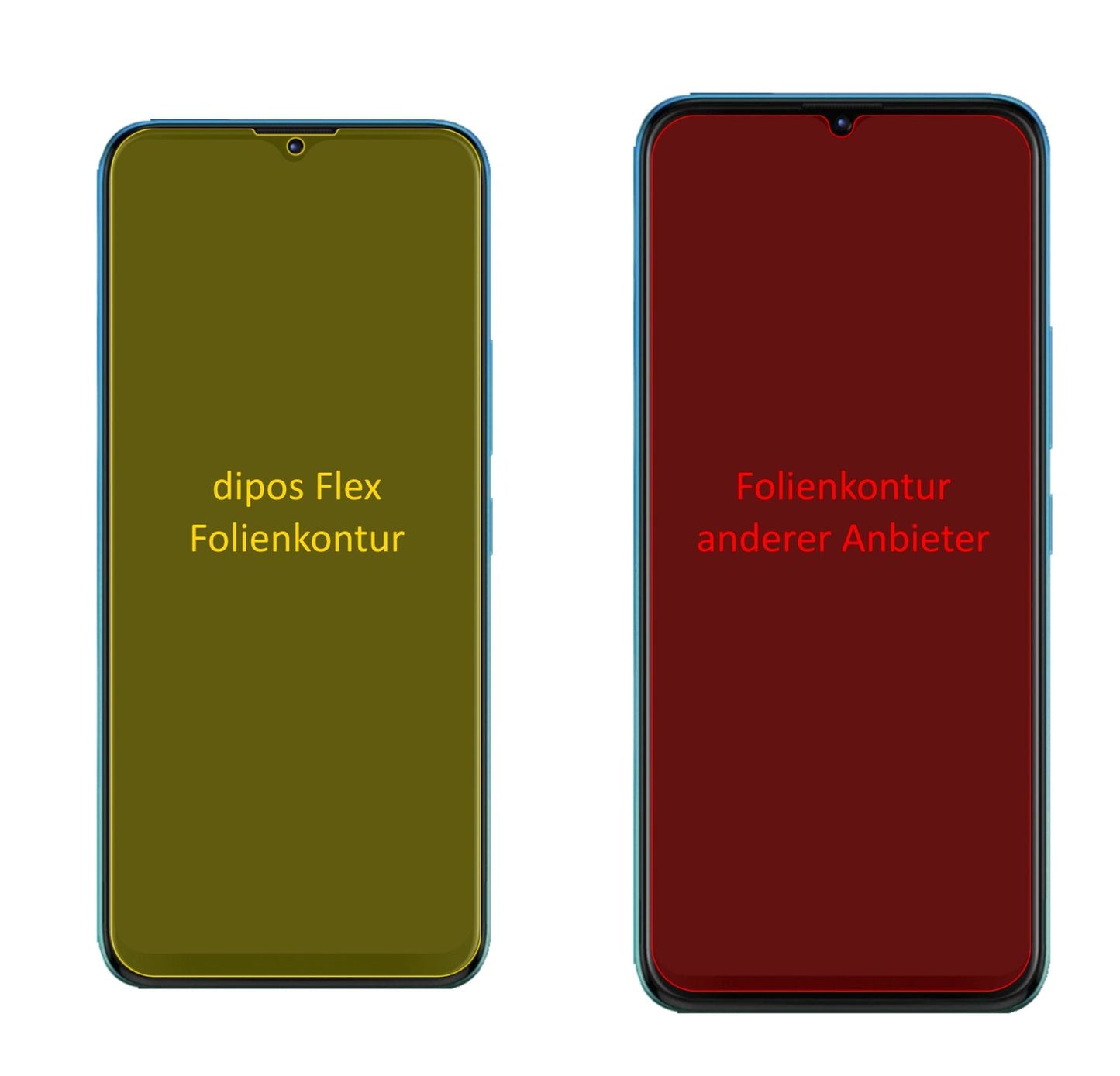 2x 3D Full Cover Schutzfolie für Tecno Pop 5X (2)
