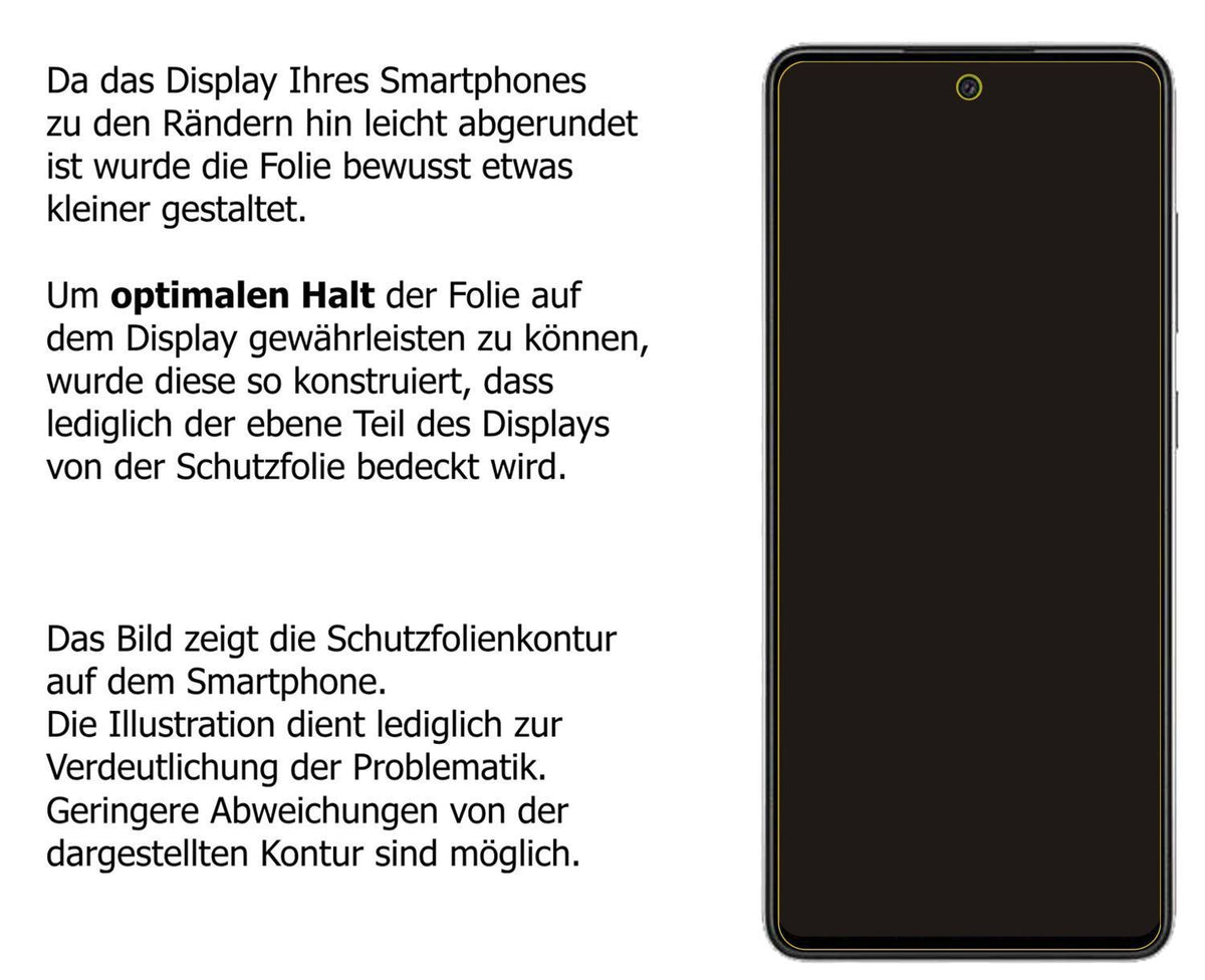 2x 9H Schutzfolie matt für Hisense H50S Panzerfoli (3)
