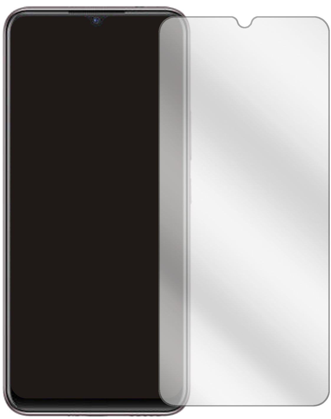 2x Schutzfolie klar für Vivo X50E Display-Schutzfo (2)
