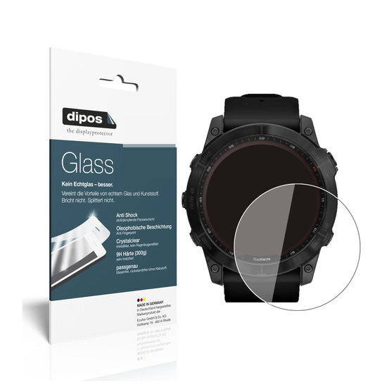2x 9H Schutzfolie für Garmin Fenix 7 (47 mm) Panze (1)