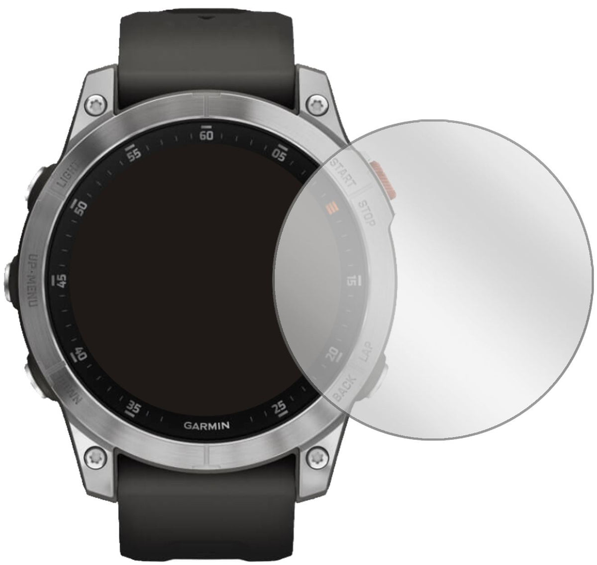 6x Schutzfolie klar für Garmin Epix Gen 2 Display- (2)