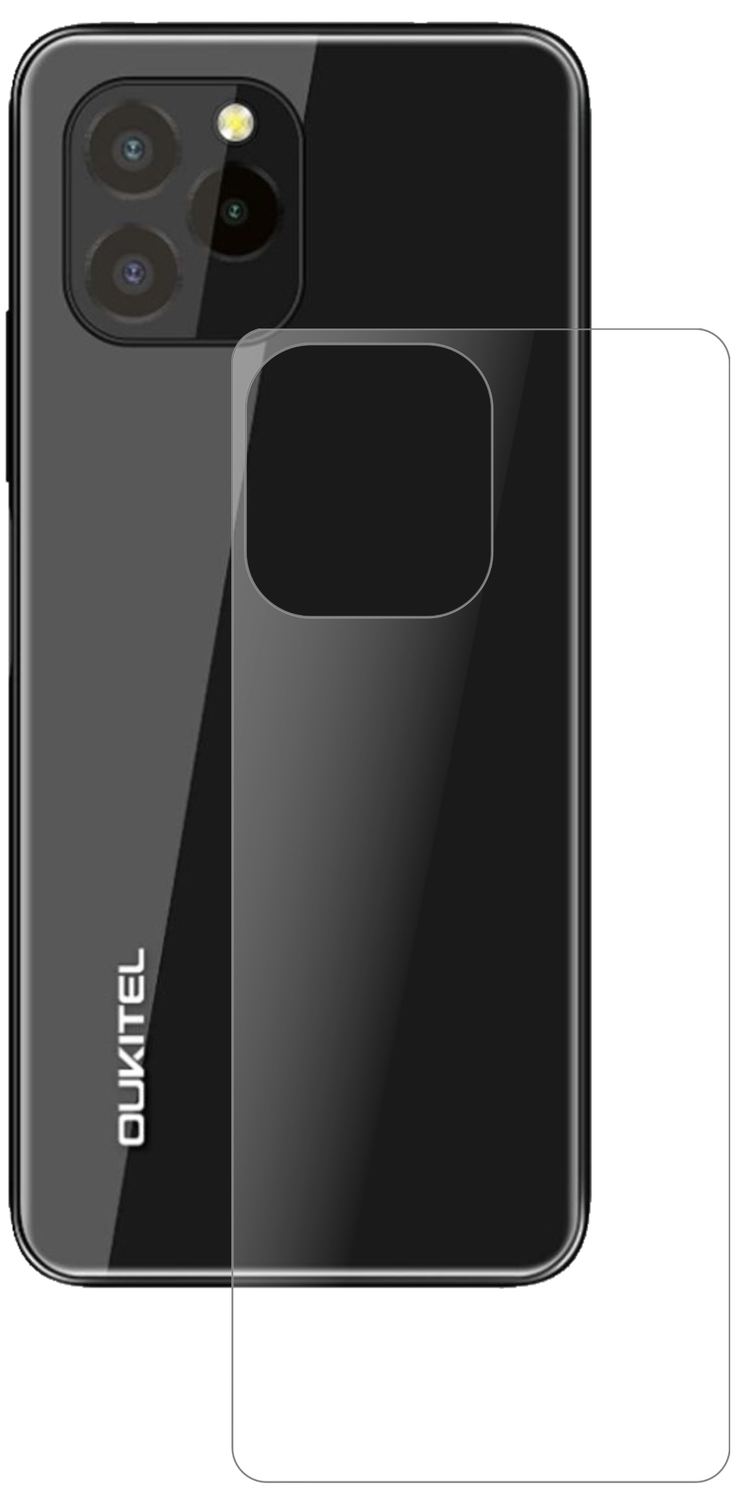 2x 9H Schutzfolie matt für Oukitel C21 Pro Rücksei (2)