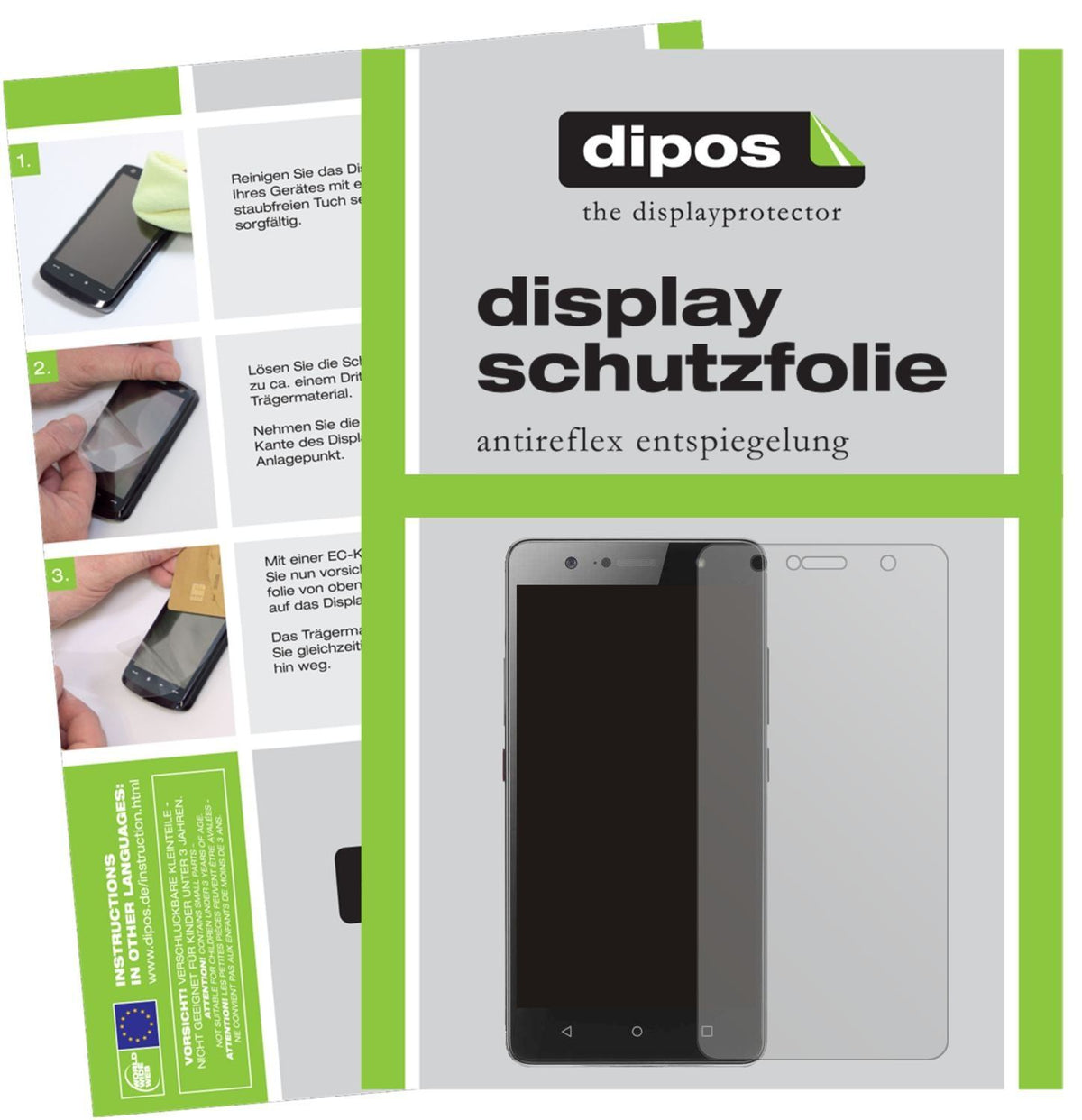 1x Schutzfolie matt für Lenovo K8 Plus Display-Sch (1)