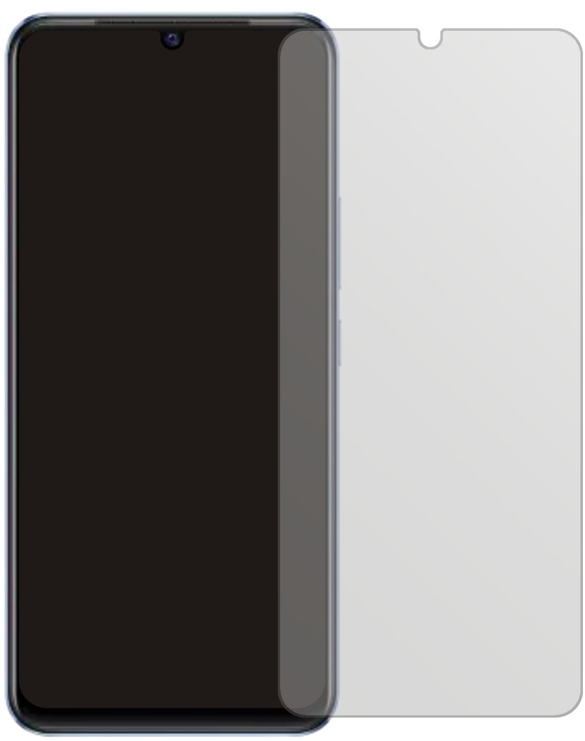 2x Schutzfolie matt für Vivo V23e 5G Display-Schut (2)
