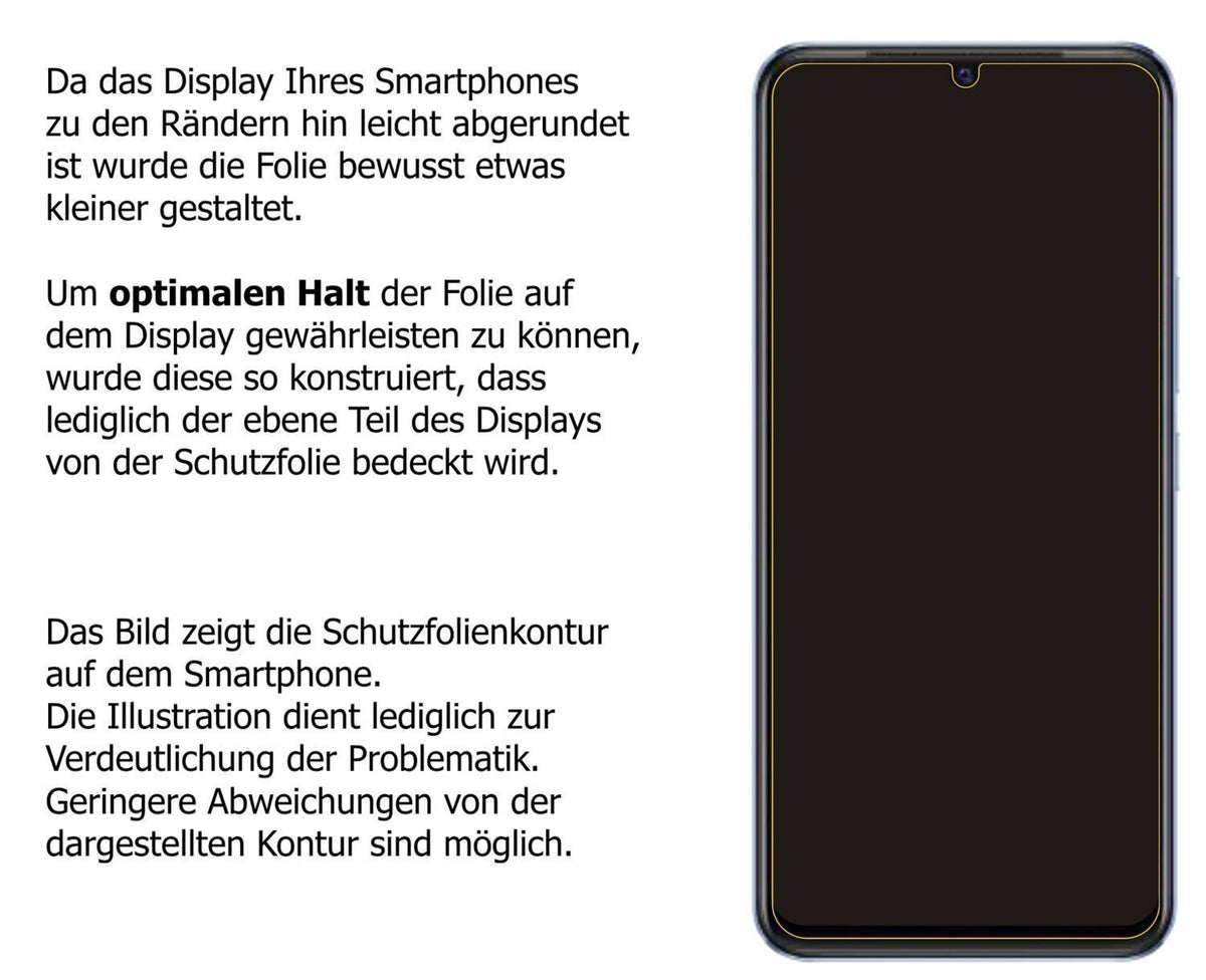2x Schutzfolie matt für Vivo V23e 5G Display-Schut (6)