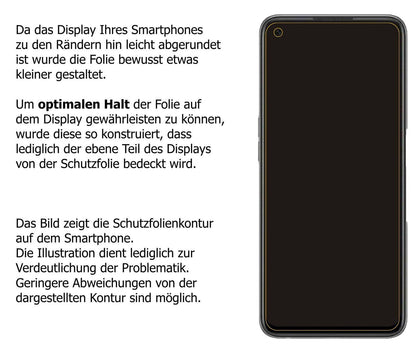 1x 9H Schutzfolie matt für Oppo K9s Panzerfolie (3)