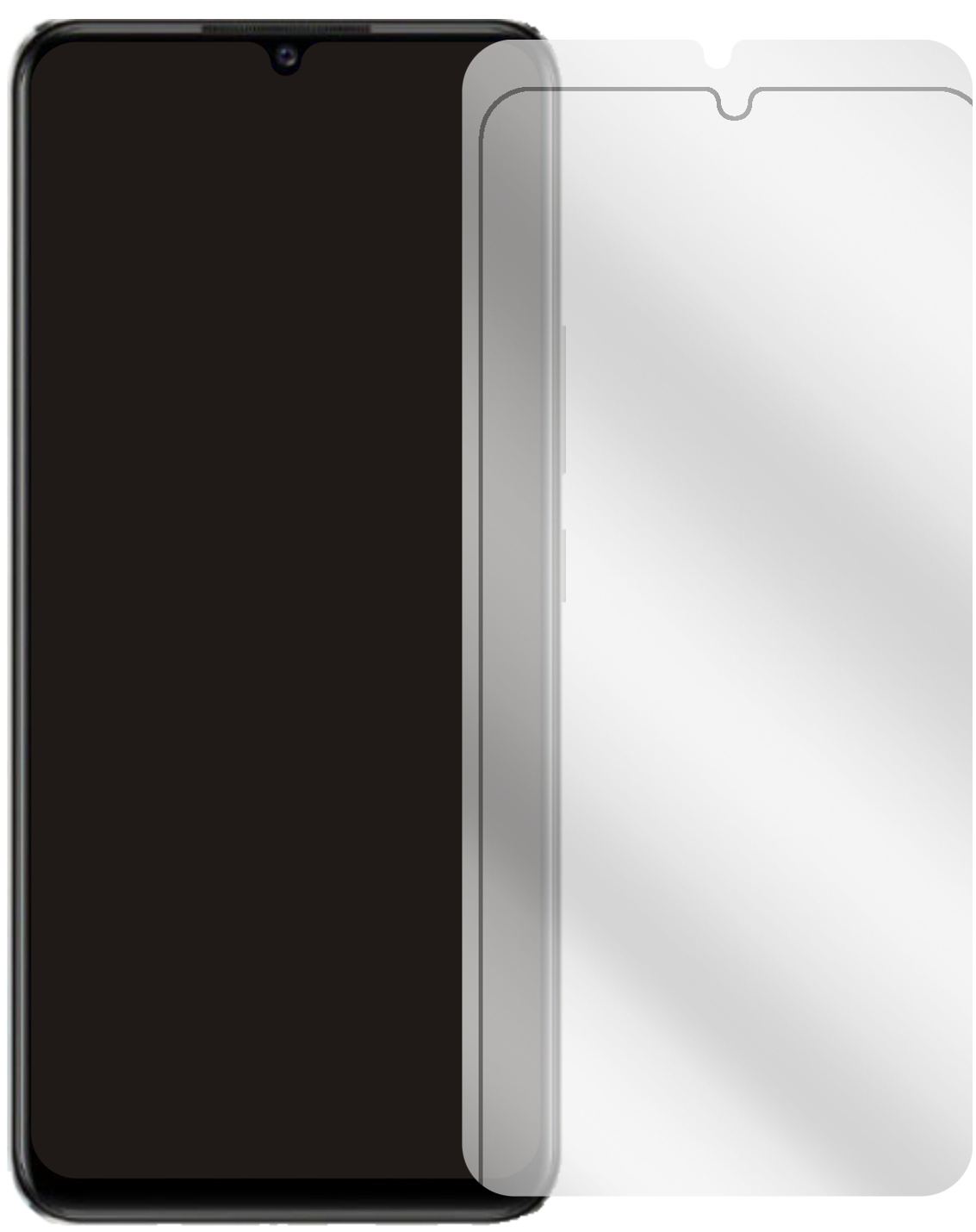 2x Schutzfolie klar für Vivo S10e Display-Schutzfo (2)