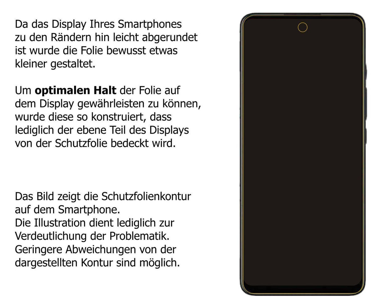 1x Schutzfolie matt für Motorola E30 Display-Schut (6)