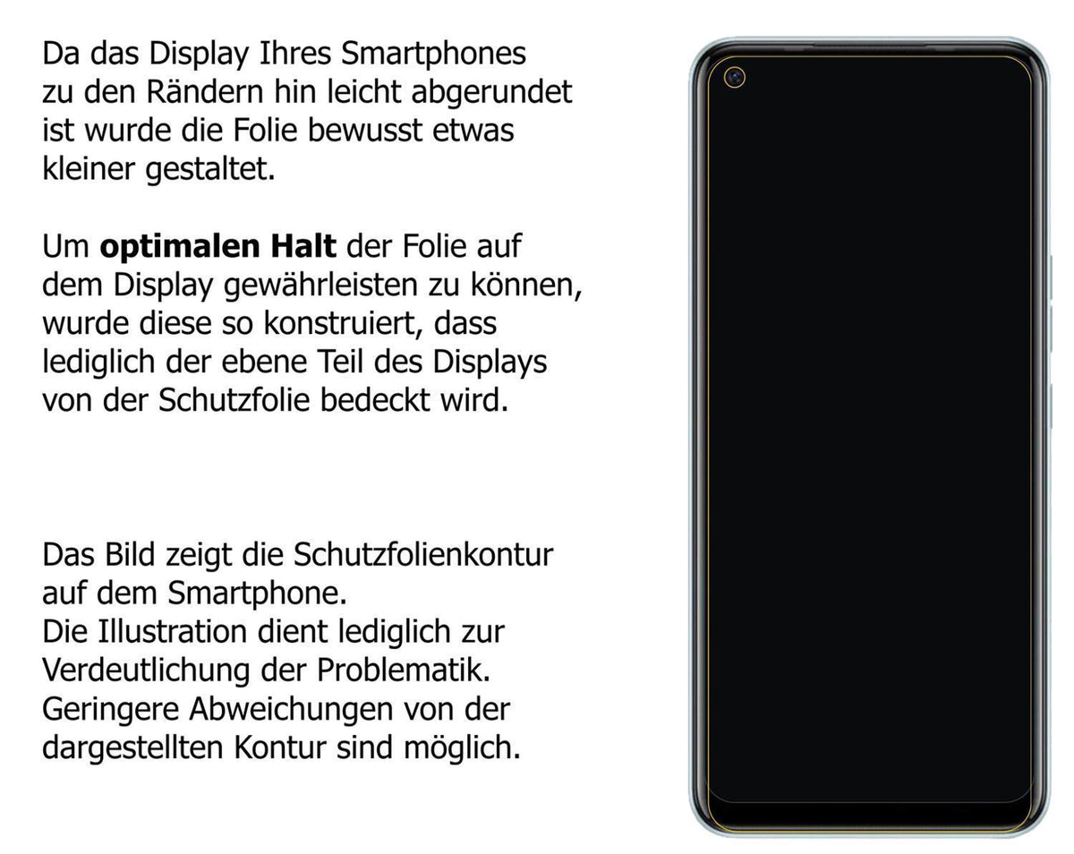 Blickschutzfolie für Tecno Camon 16 matt Schutzfol (5)