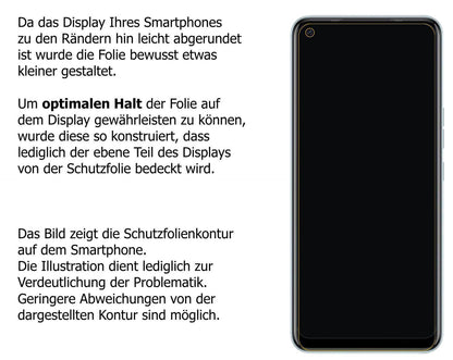 Blickschutzfolie für Tecno Camon 16 matt Schutzfol (5)