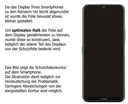 1x Schutzfolie matt für Nokia G50 5G Display-Schut (6)