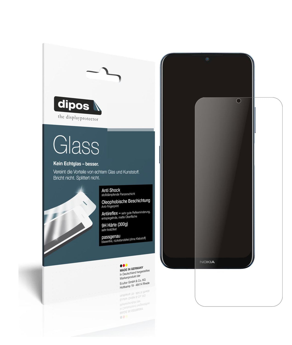 2x 9H Schutzfolie matt für Nokia G50 5G Panzerfoli (1)