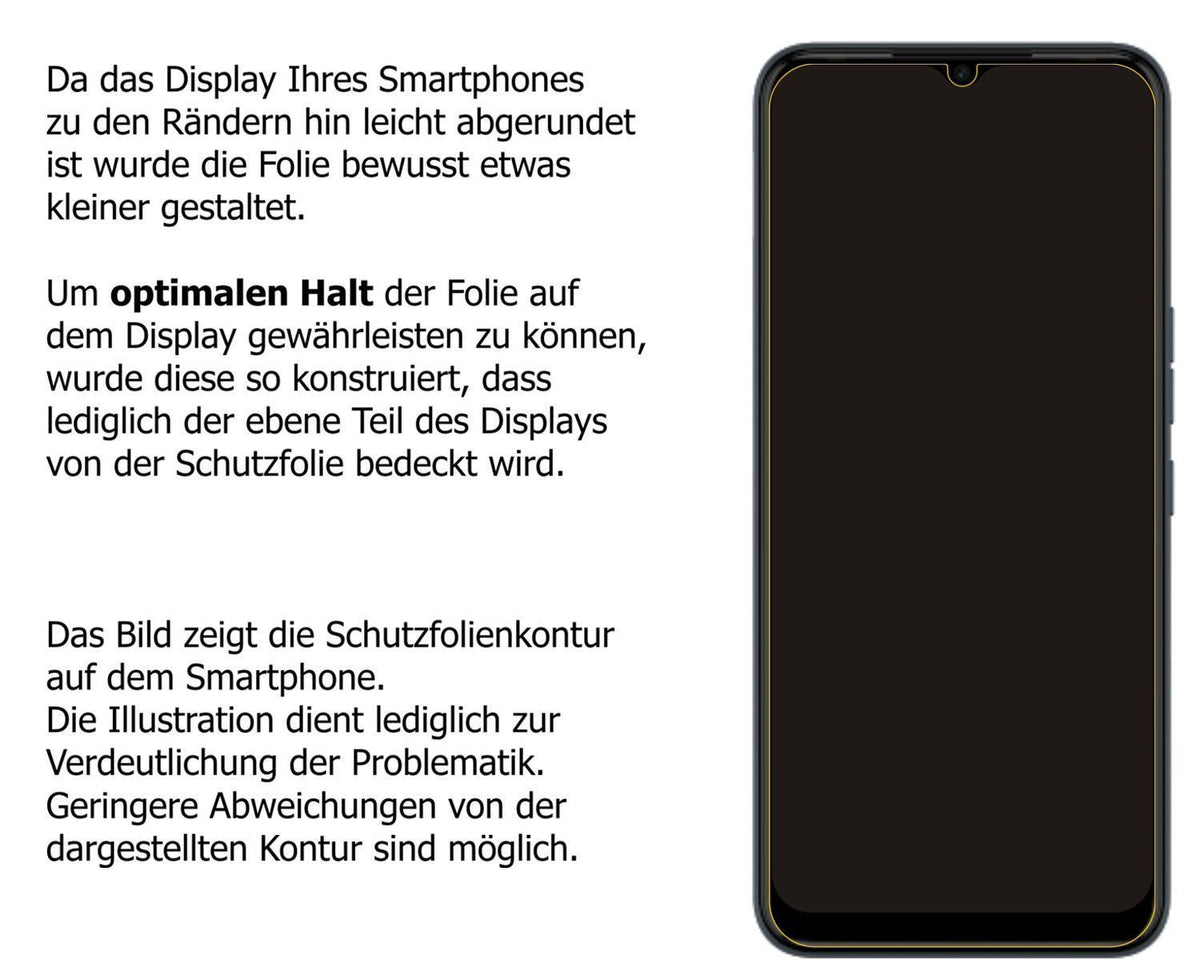 Blickschutzfolie für Tecno Spark 8 matt Schutzfoli (5)