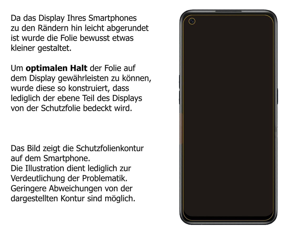 2x Schutzfolie klar für Oppo A55s Display-Schutzfo (5)