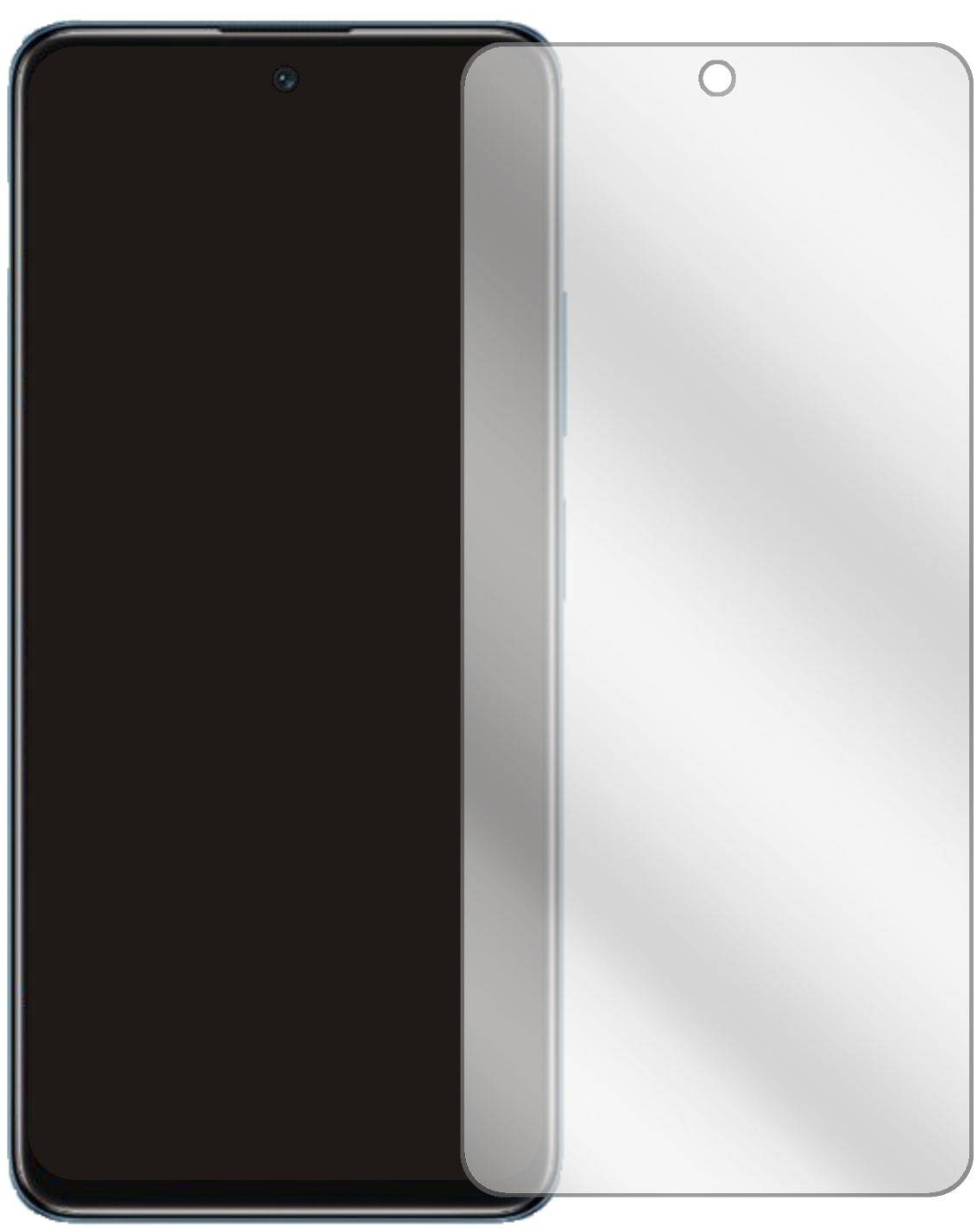 2x Schutzfolie klar für Poco M4 Pro Display-Schutz (2)