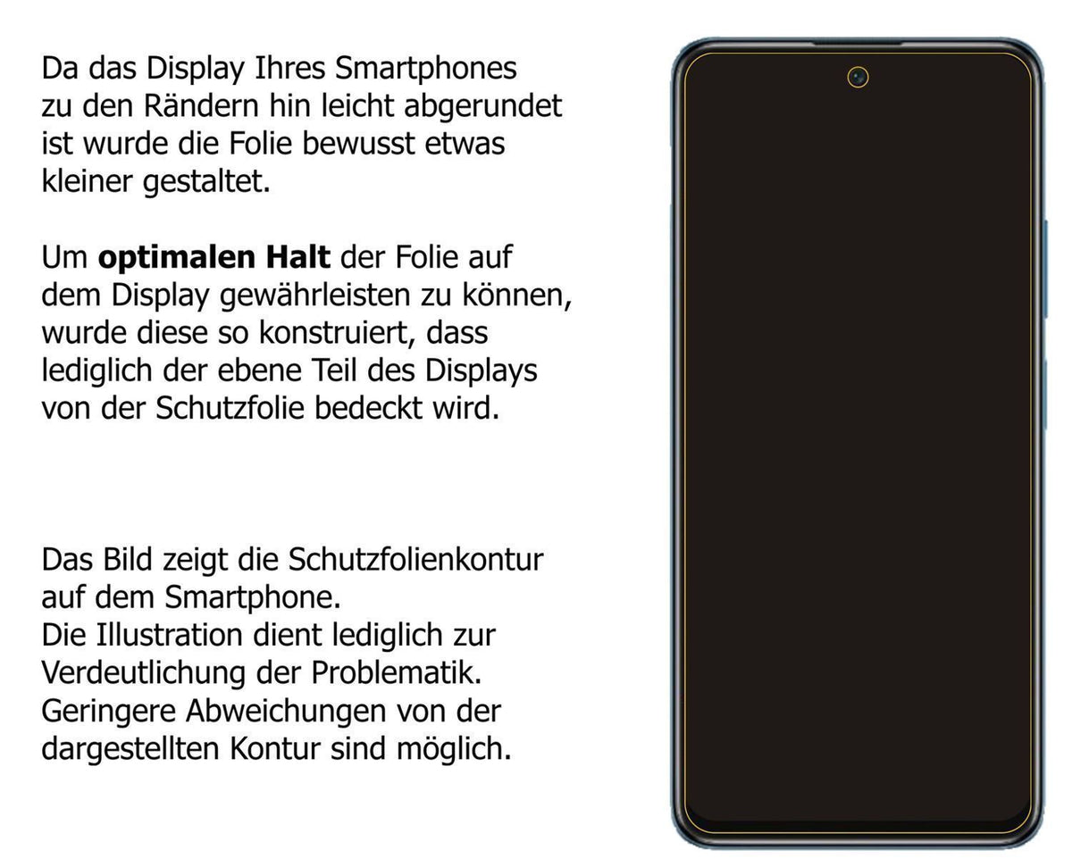 2x Schutzfolie klar für Poco M4 Pro Display-Schutz (5)